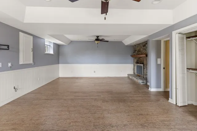 wooden floor in an empty room