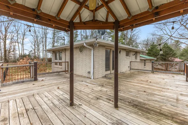 a view of a porch