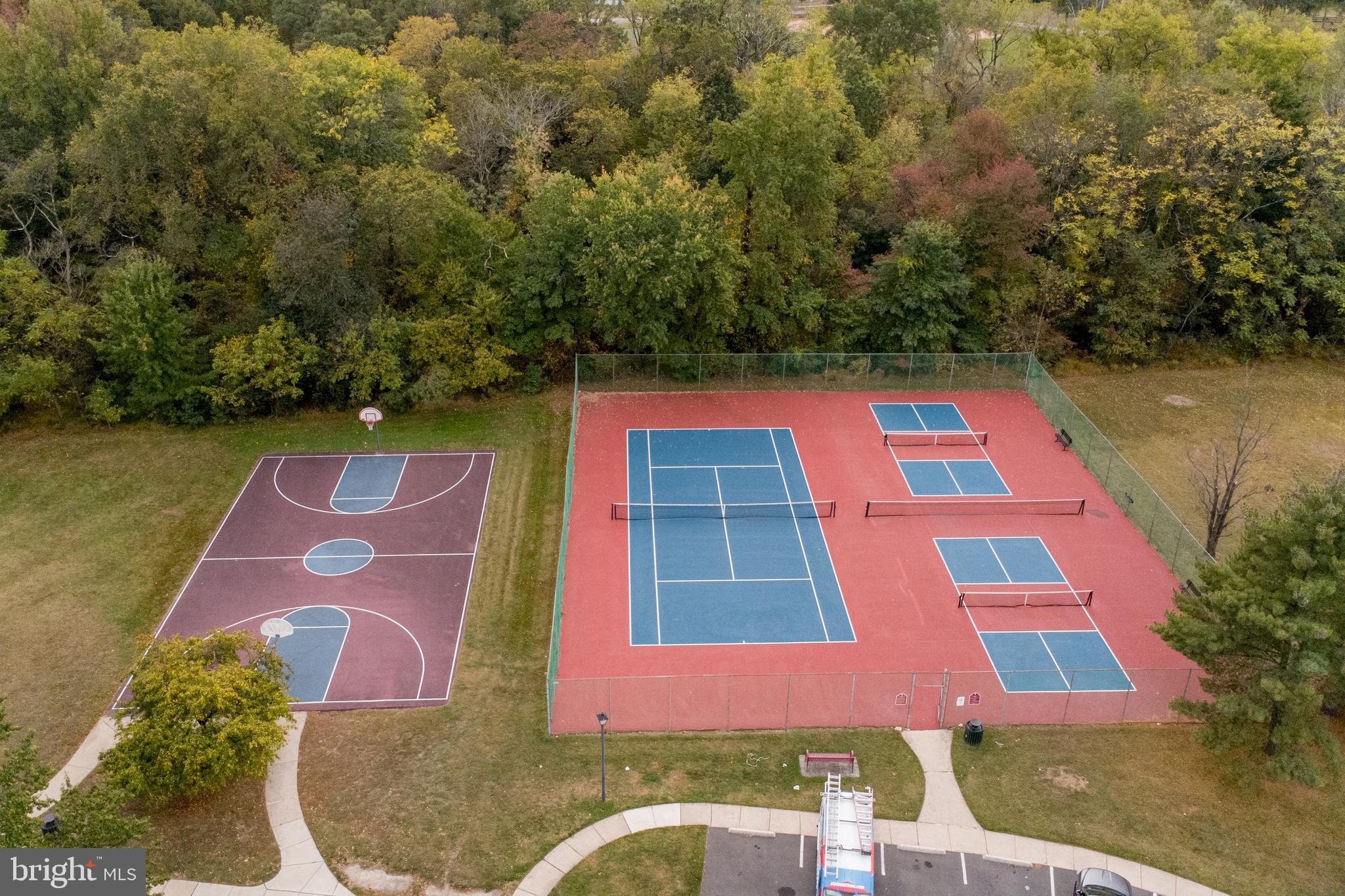 60 B Sumac Court Mount Laurel, NJ 08054 - Photo 33 of 42 an aerial view of residential houses with yard