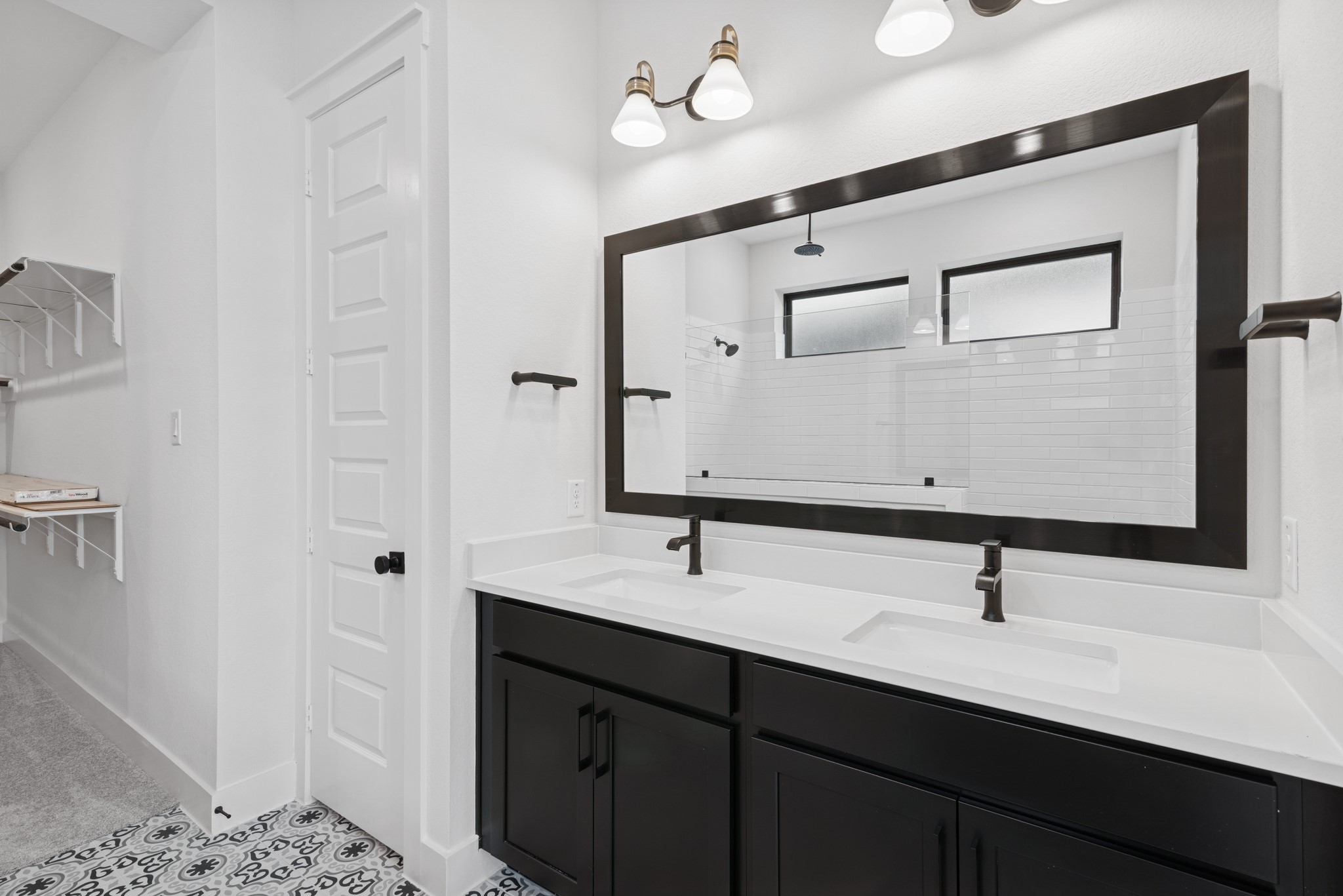 8751 Mancos Valley Porter, TX 77365 - Photo 32 of 48 a bathroom with a sink and a mirror