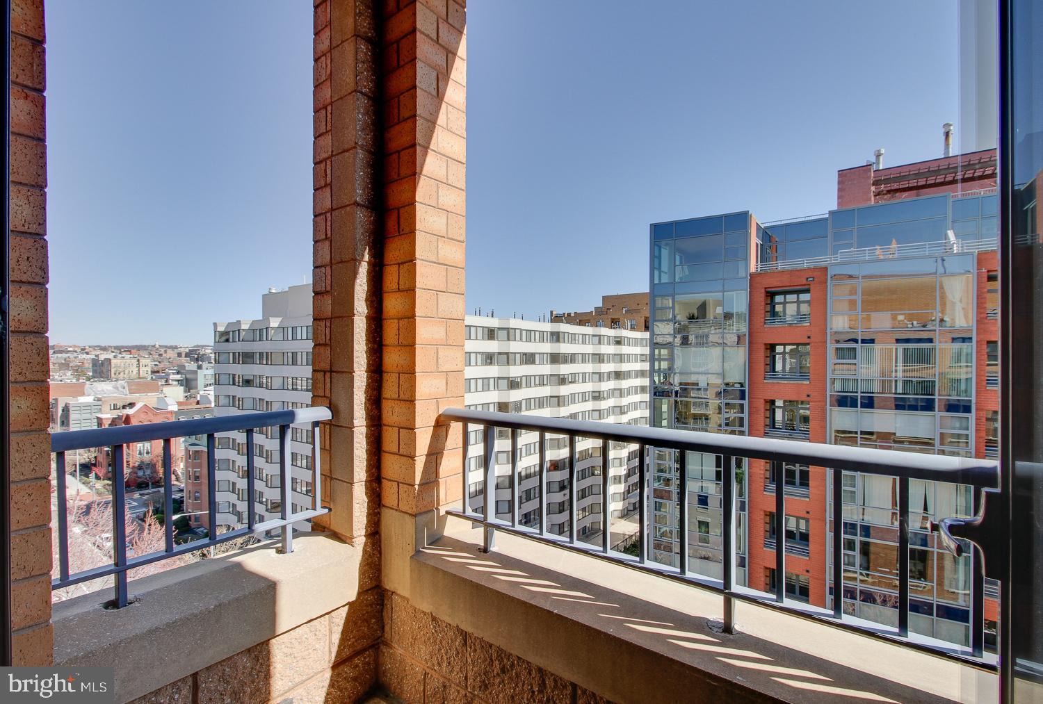 1001 L Street Northwest, Unit 908 Washington, DC 20001 - Photo 18 of 23 Balcony with view