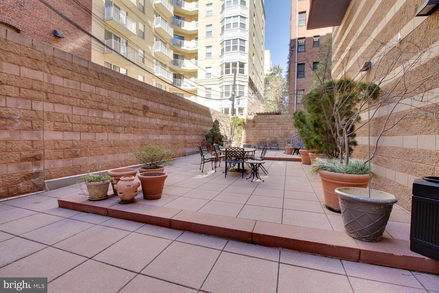 1001 L Street Northwest, Unit 908 Washington, DC 20001 - Photo 23 of 23 Common Area Patio