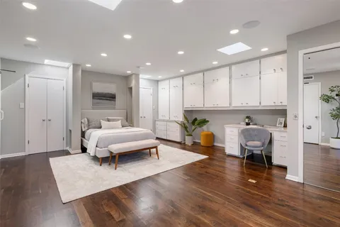 an aerial view of a city with lots of residential buildings