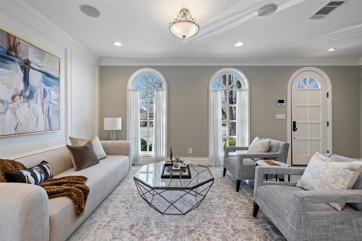 1810 West 35th Street Austin, TX 78703 - Photo 6 of 40 a living room with furniture and a large window