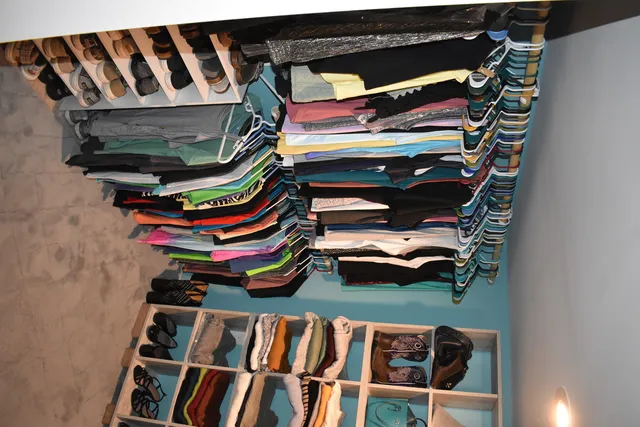 a bird view of a house