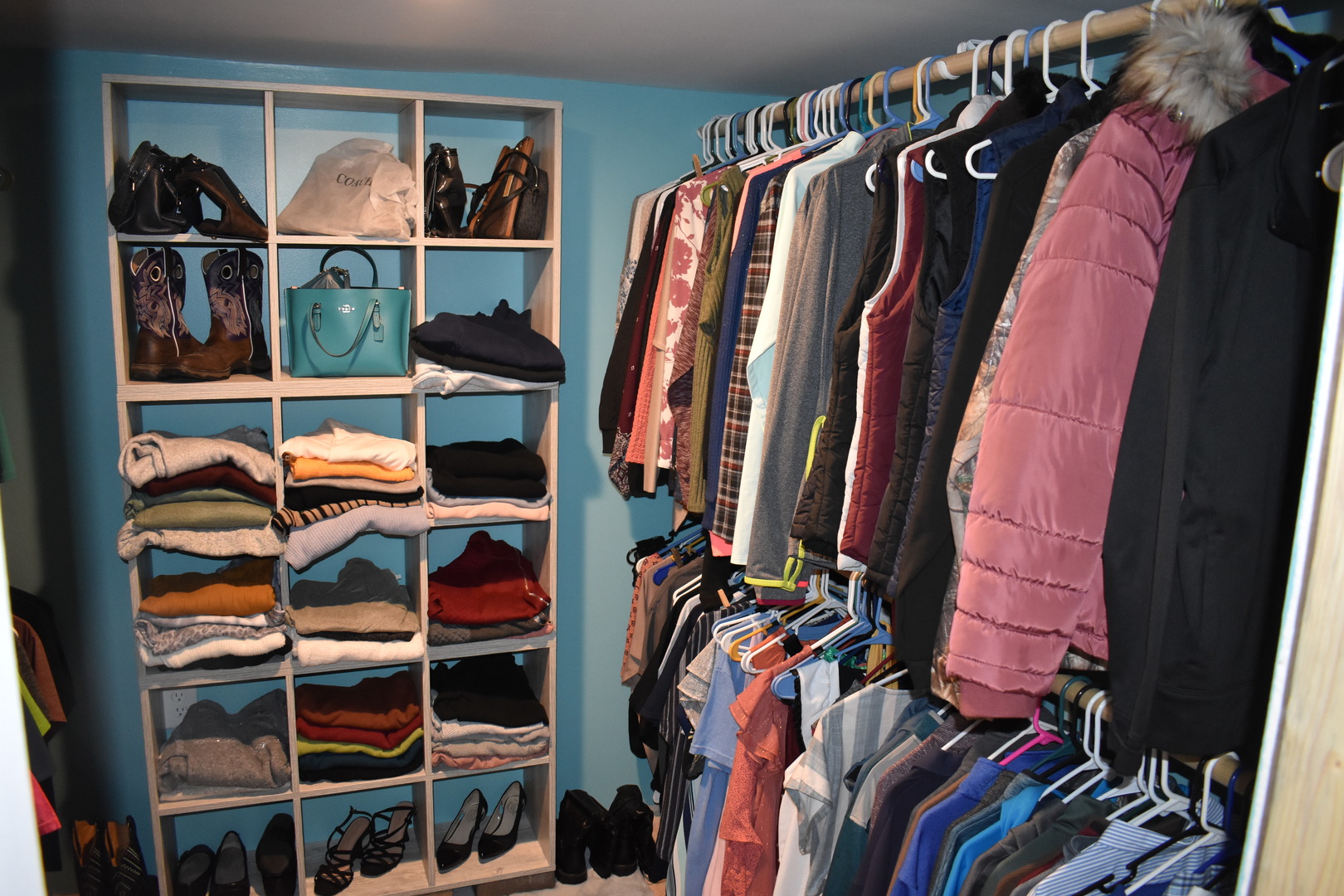 403 East Elm Street Buckley, IL 60918 - Photo 16 of 20 a view of walk in closet with clothes and shoes