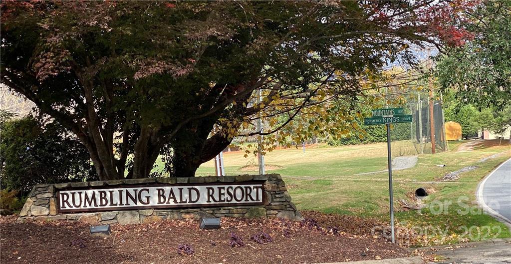 Tbd Rumbling Bald Road Lake Lure, NC 28746 - Photo 14 of 14 a view of street sign