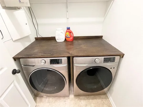 a view of a living room with furniture