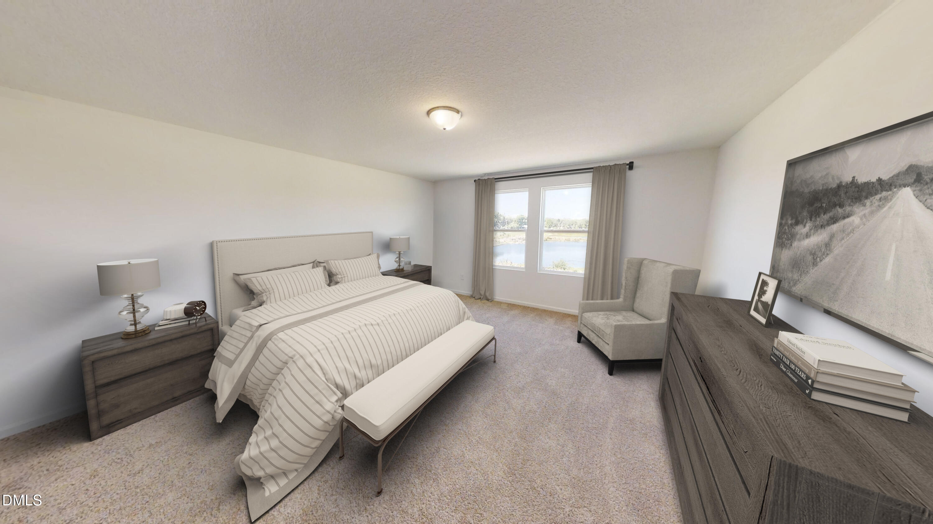 355 Shiloh Way Mebane, NC 27302 - Photo 8 of 10 a bedroom with a bed and a couch