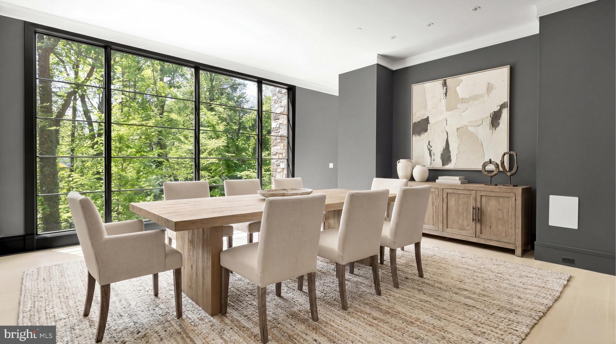3 Bay Tree Lane Bethesda, MD 20816 - Photo 18 of 48 Dining room with wall of windows