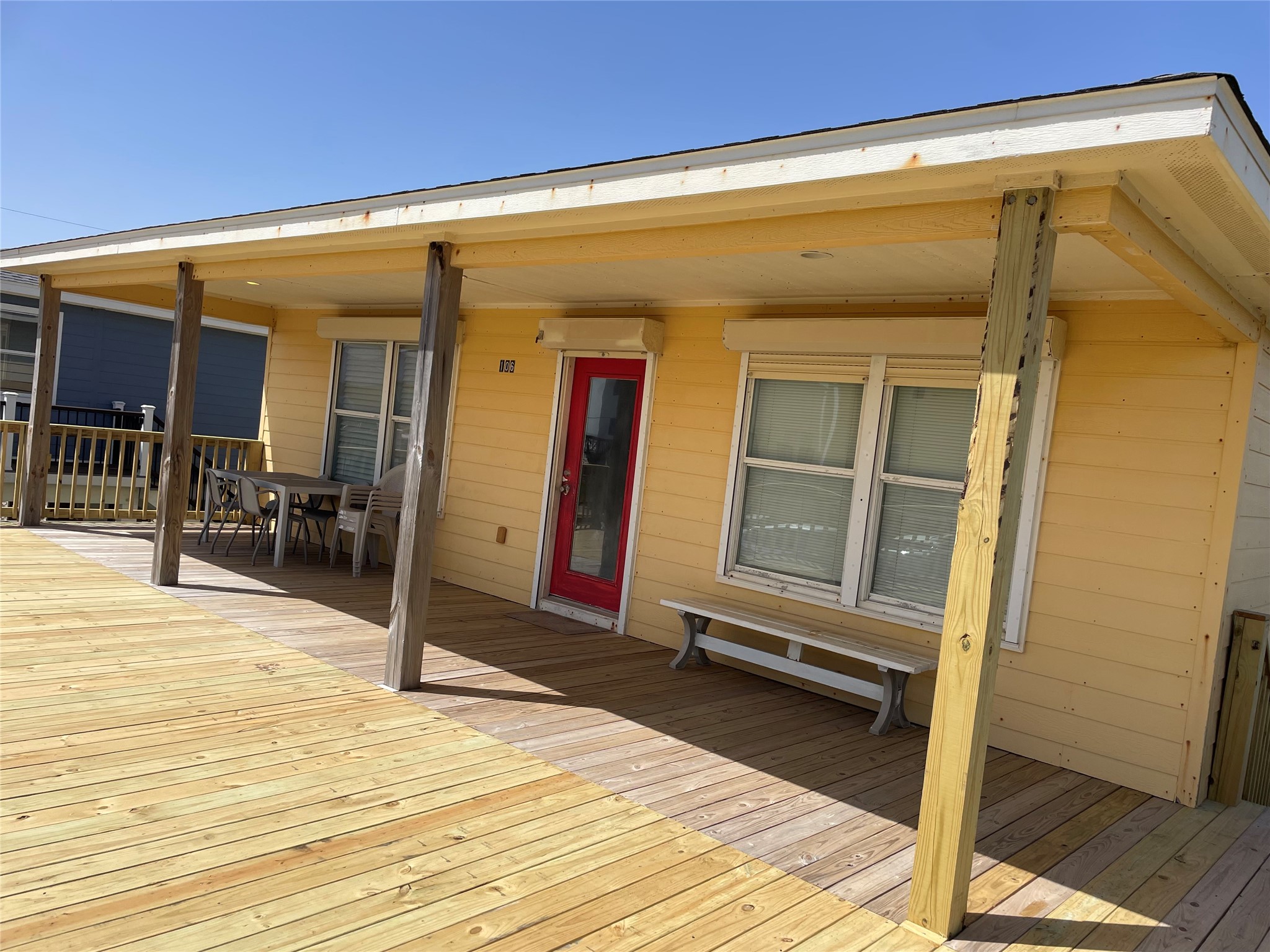 106 Coconut Road Surfside Beach, TX 77541 - Photo 7 of 25 a view of a entryway door of the house