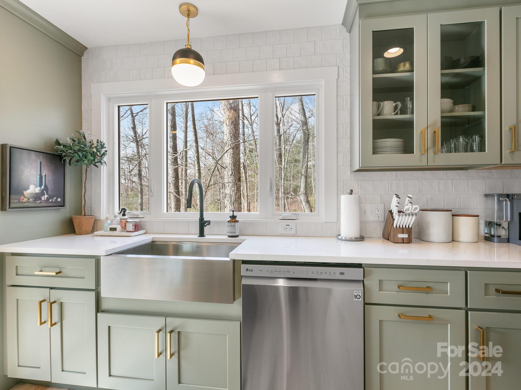 315 Porters Ridge Canton, NC 28716 - Photo 10 of 26 a kitchen with a sink and a window