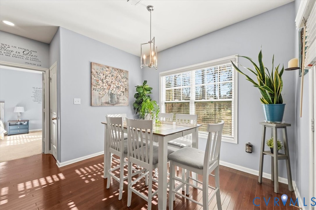 9119 Clearbrook Court Chesterfield, VA 23832 - Photo 21 of 50 a view of a dining room with furniture window and outside view