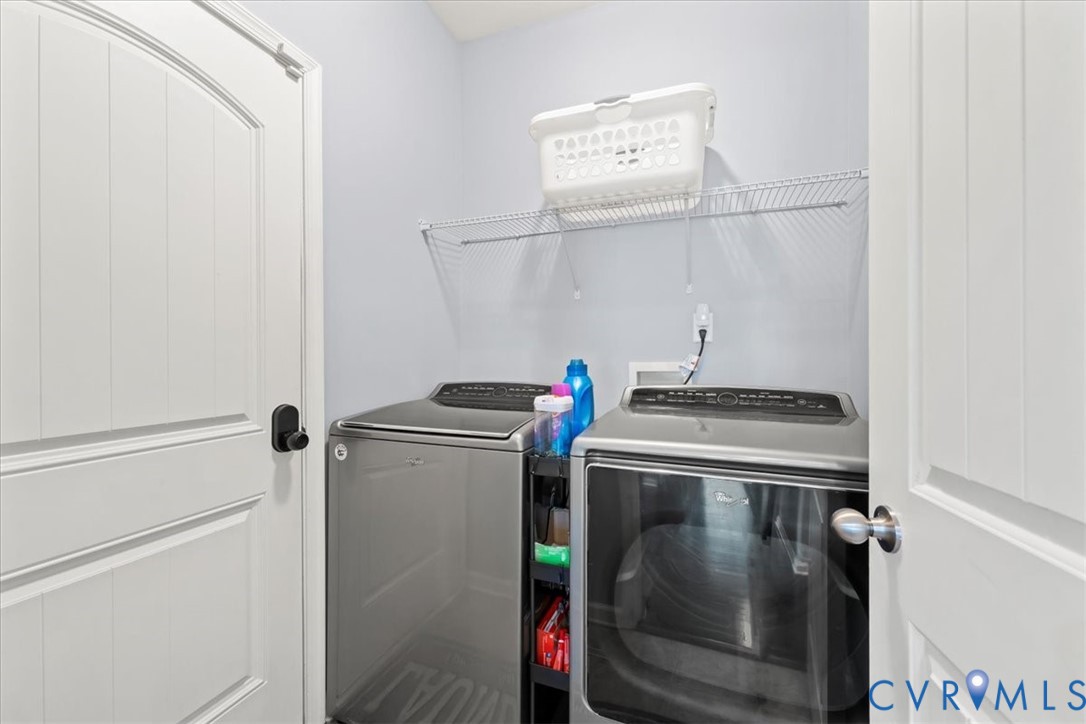 9119 Clearbrook Court Chesterfield, VA 23832 - Photo 30 of 50 a utility room with dryer and washer