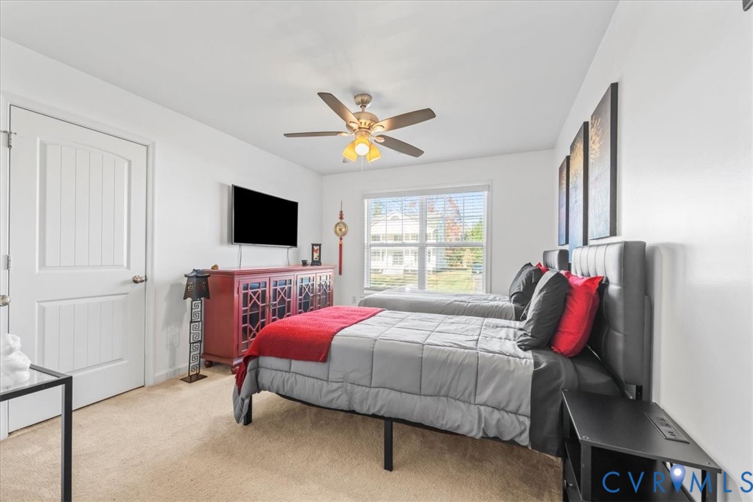 9119 Clearbrook Court Chesterfield, VA 23832 - Photo 37 of 50 Carpeted bedroom with ceiling fan and baseboards