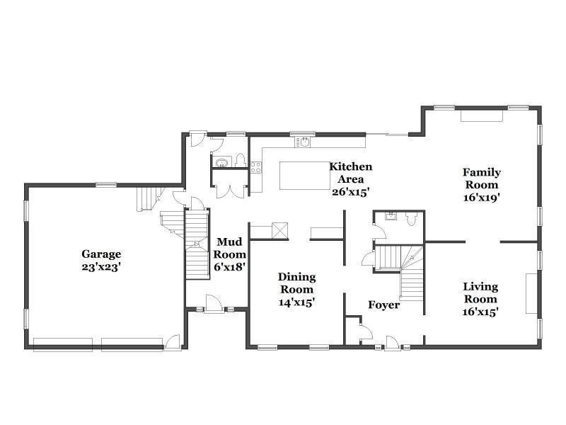 44 Gower Road New Canaan, CT 06840 - Photo 50 of 53 a picture of a floor plan