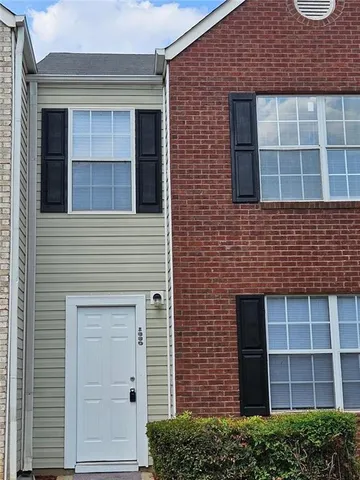 a front view of a building