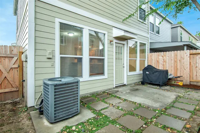 a house view with a garden space