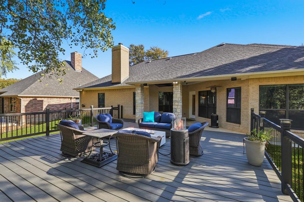 1805 Spinnaker Lane Azle, TX 76020 - Photo 33 of 40 a view of a house with sitting area and furniture