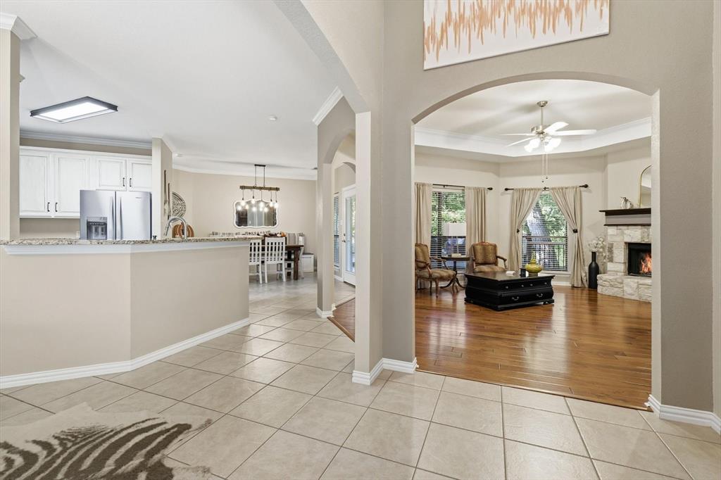 1805 Spinnaker Lane Azle, TX 76020 - Photo 8 of 40 a view of a living room and kitchen view