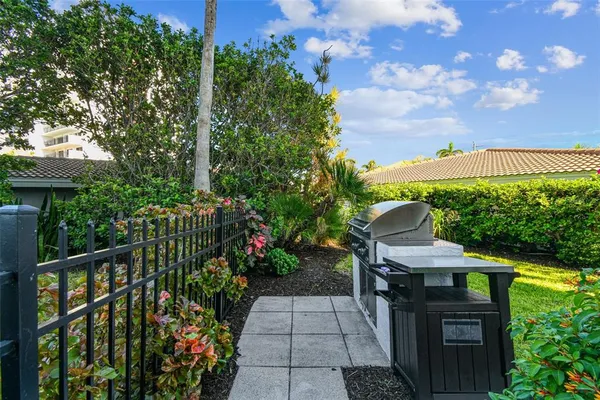 an aerial view of residential building with parking space