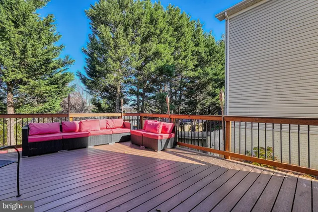 a view of outdoor space with seating space