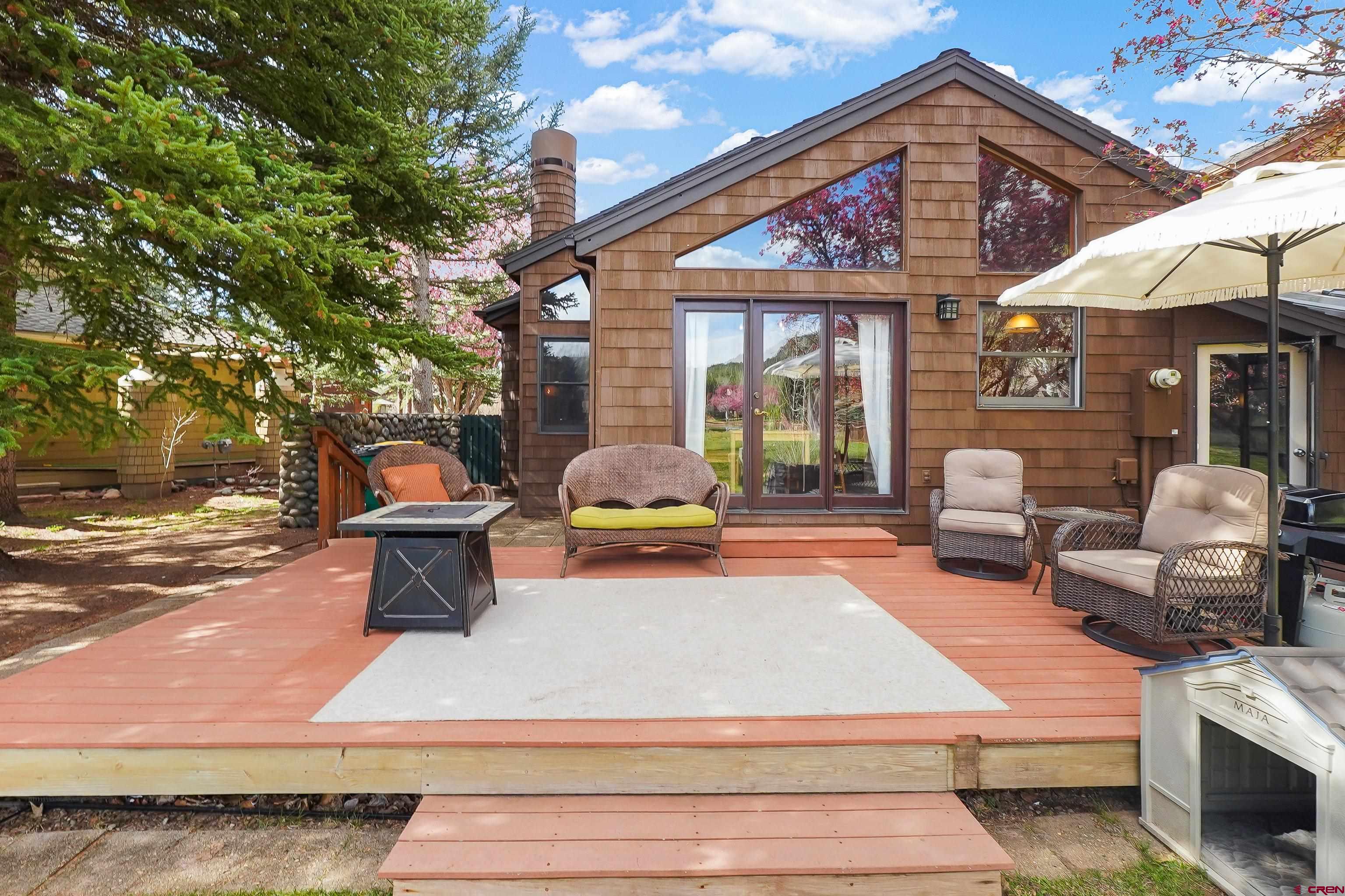 528 Cottonwood Creek Road Durango, CO 81301 - Photo 32 of 39 a outdoor space view with a sitting space