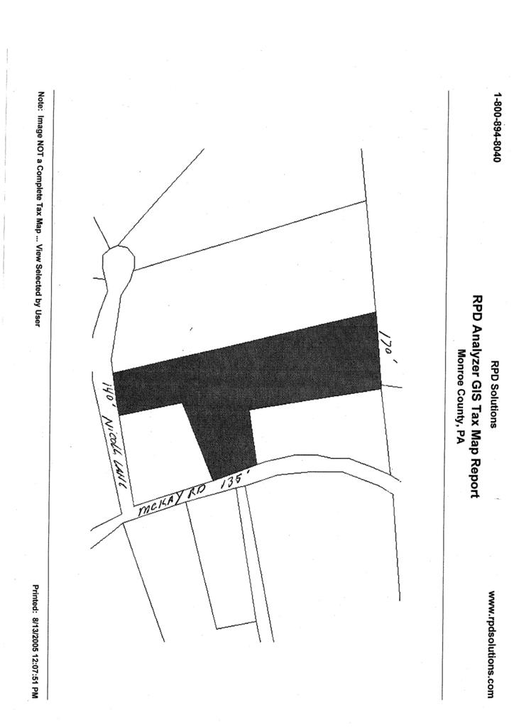 Lot 2 Mckay Road Henryville, PA 18332 - Photo 1 of 1 Tax Map