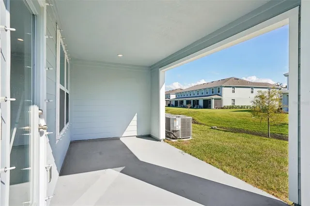 a view of a house with a porch