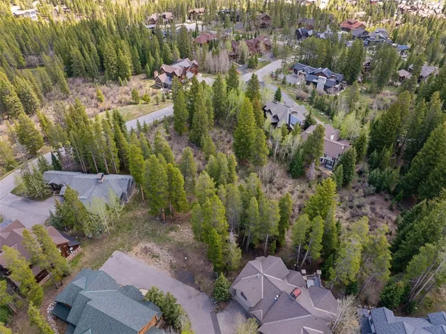 an aerial view of residential house with outdoor space