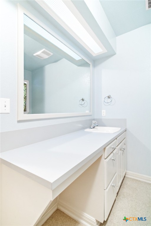 603 Suzanne Street Edna, TX 77957 - Photo 35 of 45 a bathroom with a sink and a mirror