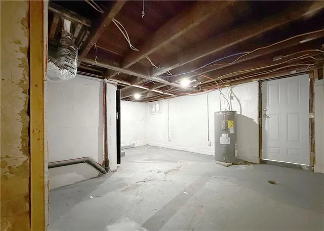 a view of walk in closet with window