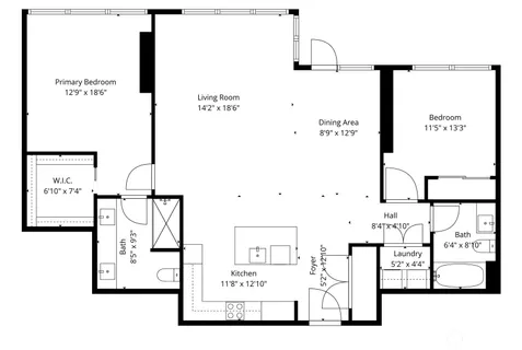 $1,535,000 | 188 Bellevue Way Northeast, Unit 1202, Bellevue, WA 98004