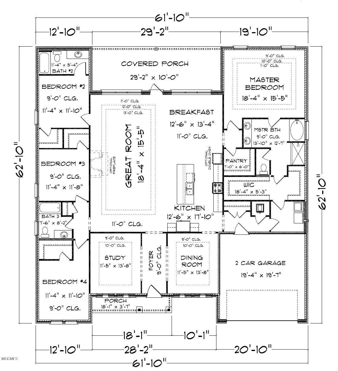 11241 Shorecrest Road Biloxi, MS 39532 - Photo 21 of 21 Kingston Floor Plan