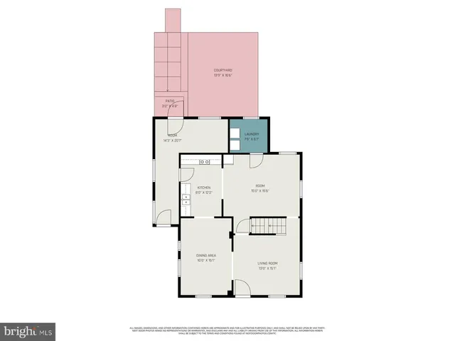 a picture of a bench in front of a wall