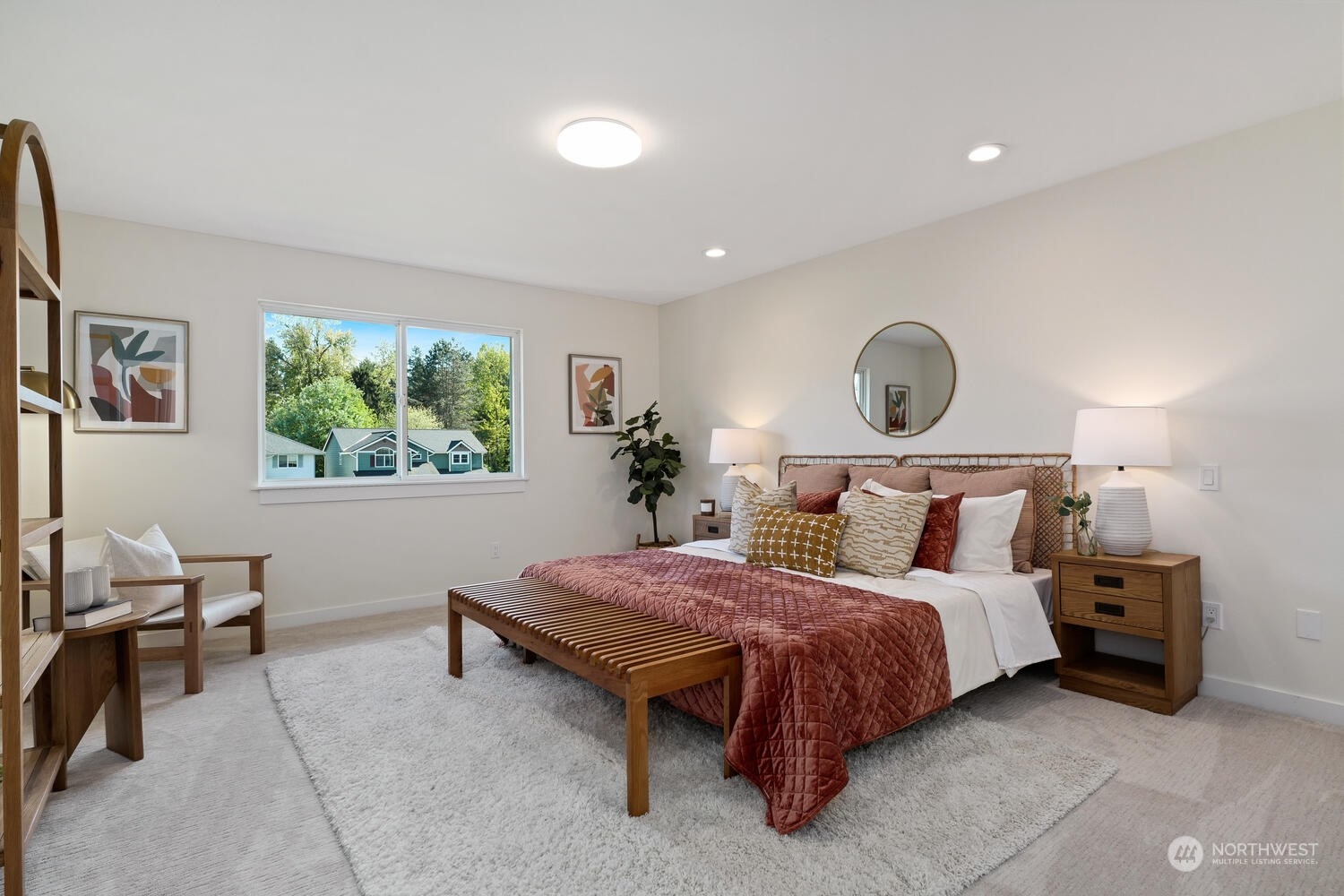 1332 237th Place Southwest Bothell, WA 98021 - Photo 17 of 29 a bedroom with bed and window