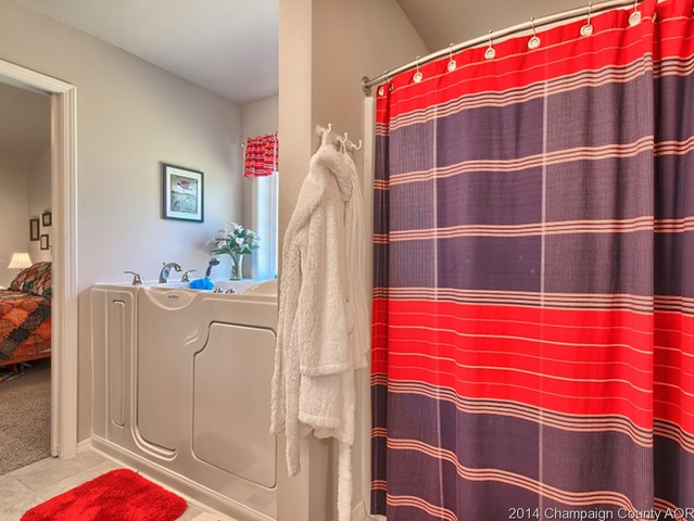 7841 Buttercup Road Weldon, IL 61882 - Photo 14 of 24 a bathroom with a sink and a mirror