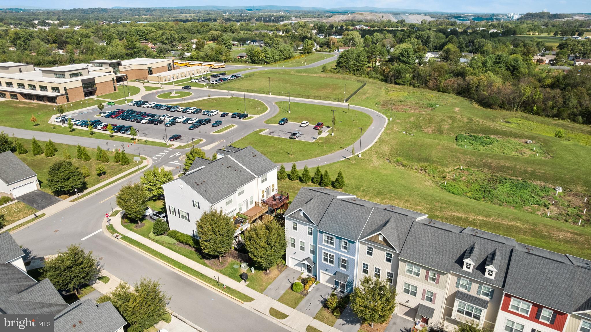 111 Rotunda Drive Stephenson, VA 22656 - Photo 33 of 33 an aerial view of a residential apartment building with a outdoor space