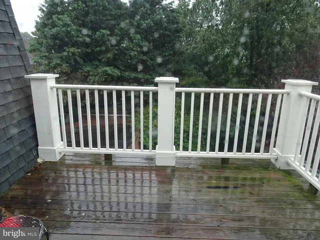 a view of a small yard