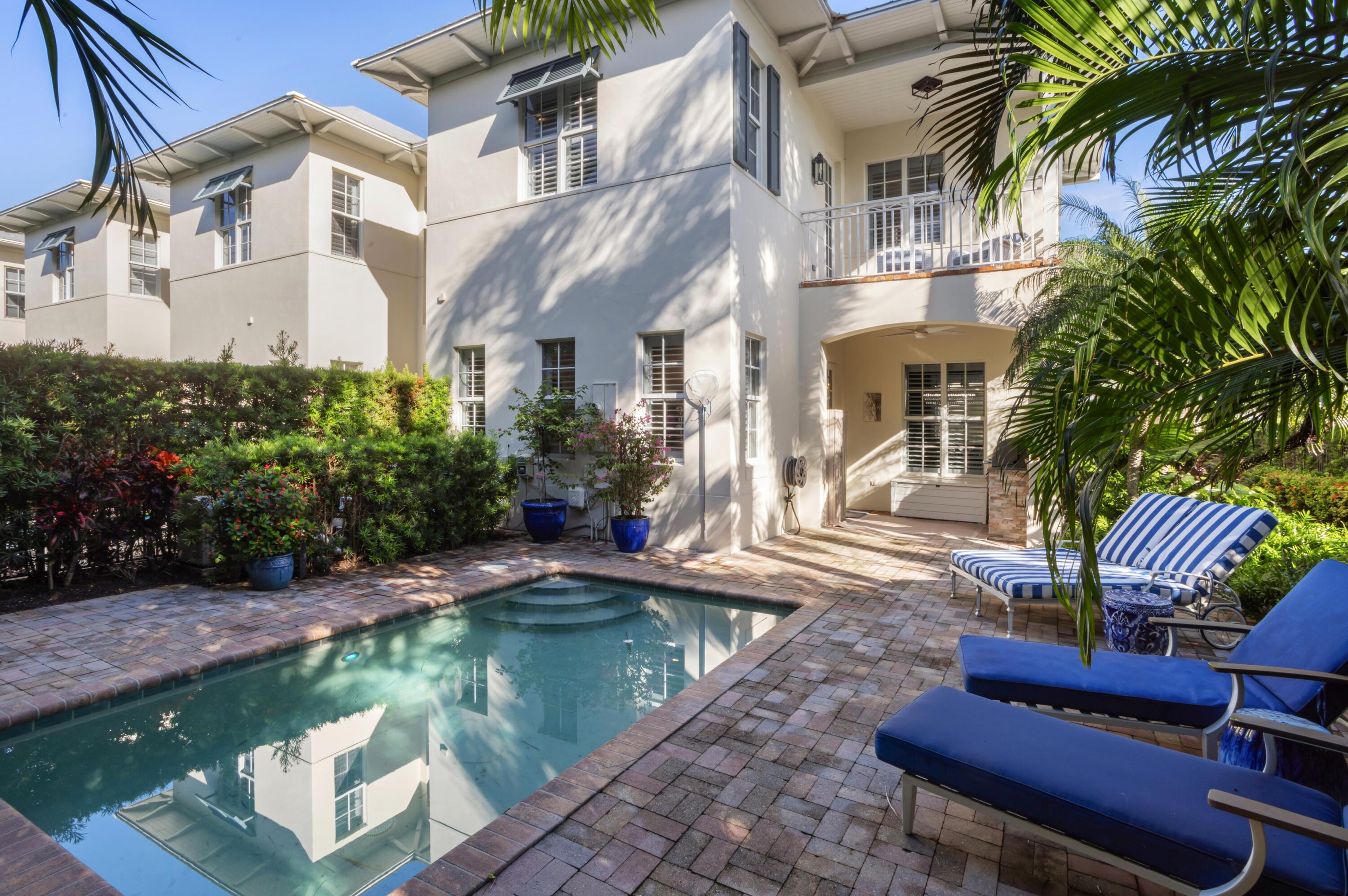 1028 Bay Street Delray Beach, FL 33483 - Photo 32 of 34 Pool to Townhouse