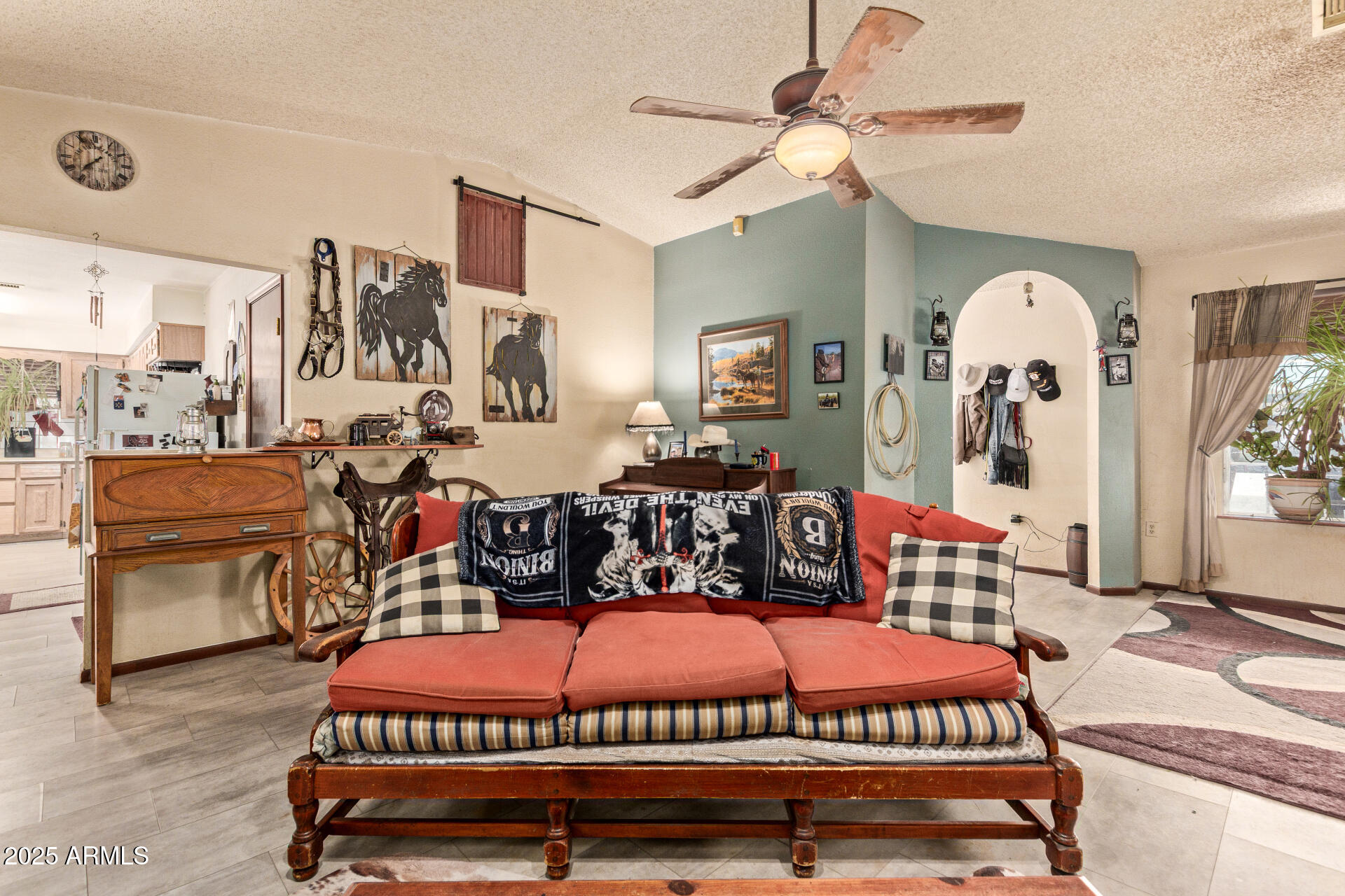 538 East Fred Avenue Apache Junction, AZ 85119 - Photo 5 of 20 a bedroom with furniture and wooden floor