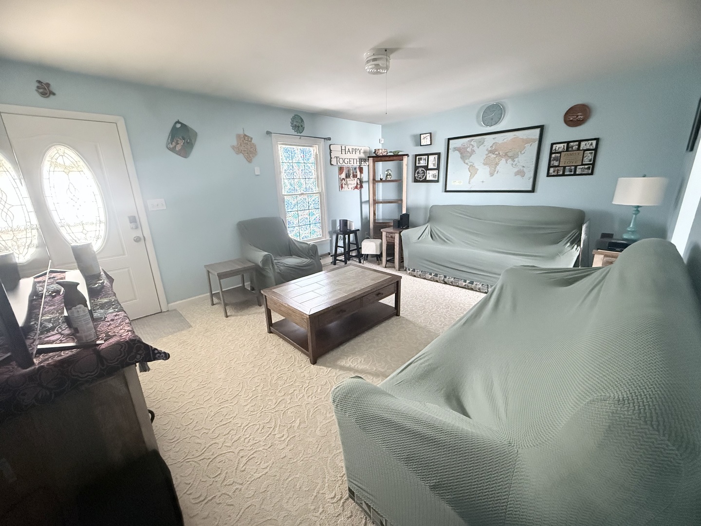 602 William Street Sesser, IL 62884 - Photo 24 of 39 a living room with furniture and a large window