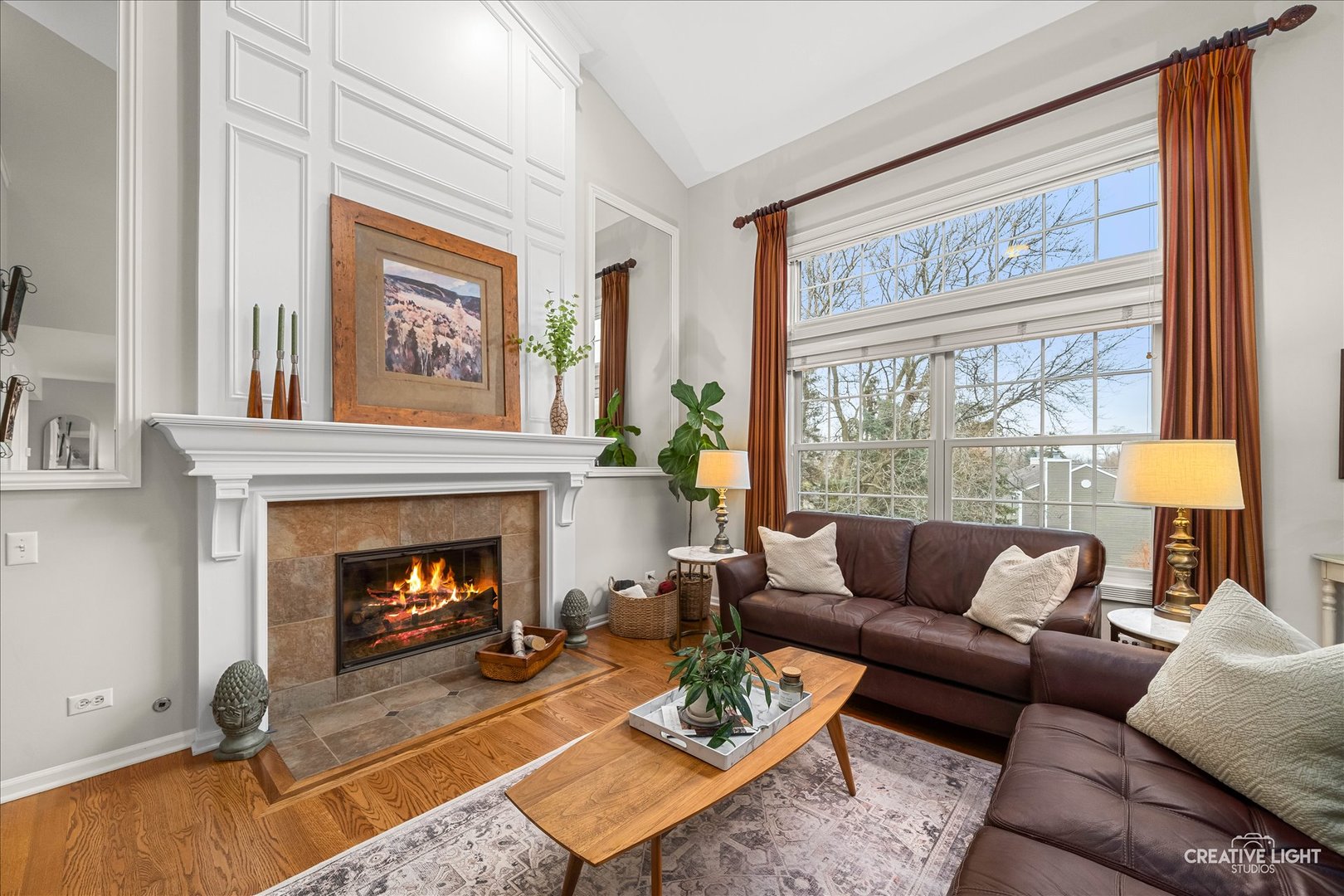 7 Falcon Ridge Court Algonquin, IL 60102 - Photo 12 of 51 a living room with furniture and a fireplace