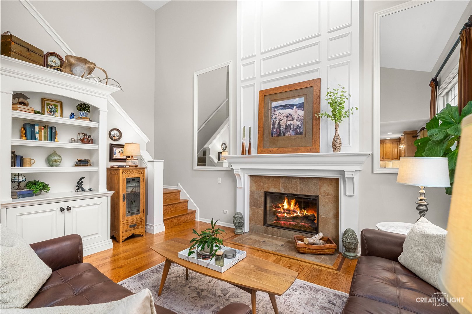 7 Falcon Ridge Court Algonquin, IL 60102 - Photo 13 of 51 a living room with furniture and a fireplace