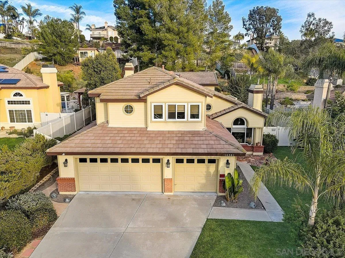 14381 Silver Heights Road Poway, CA 92064 - Photo 1 of 56 a view of house with a outdoor space and seating area