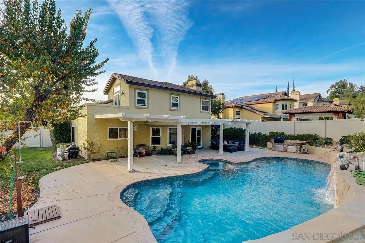 14381 Silver Heights Road Poway, CA 92064 - Photo 45 of 56 an outdoor view of a house with swimming pool