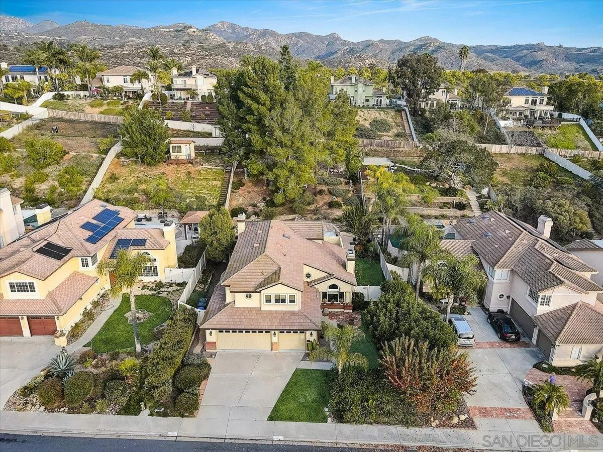 14381 Silver Heights Road Poway, CA 92064 - Photo 50 of 56 an aerial view of residential houses with outdoor space