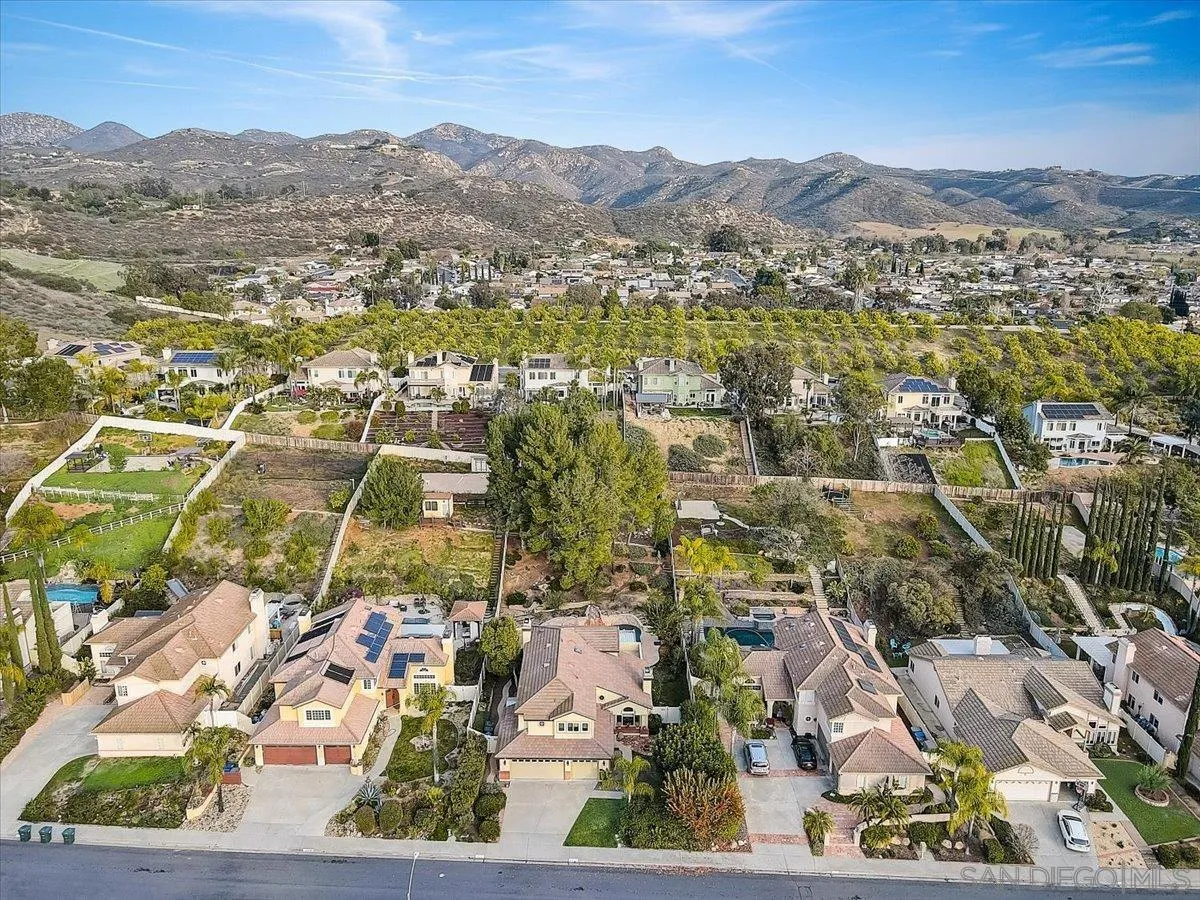 14381 Silver Heights Road Poway, CA 92064 - Photo 51 of 56 an aerial view of residential houses with outdoor space
