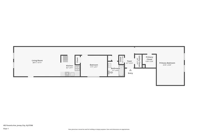 $350,000 | 492 Pavonia Avenue, Unit 3, Jersey City, NJ 07306