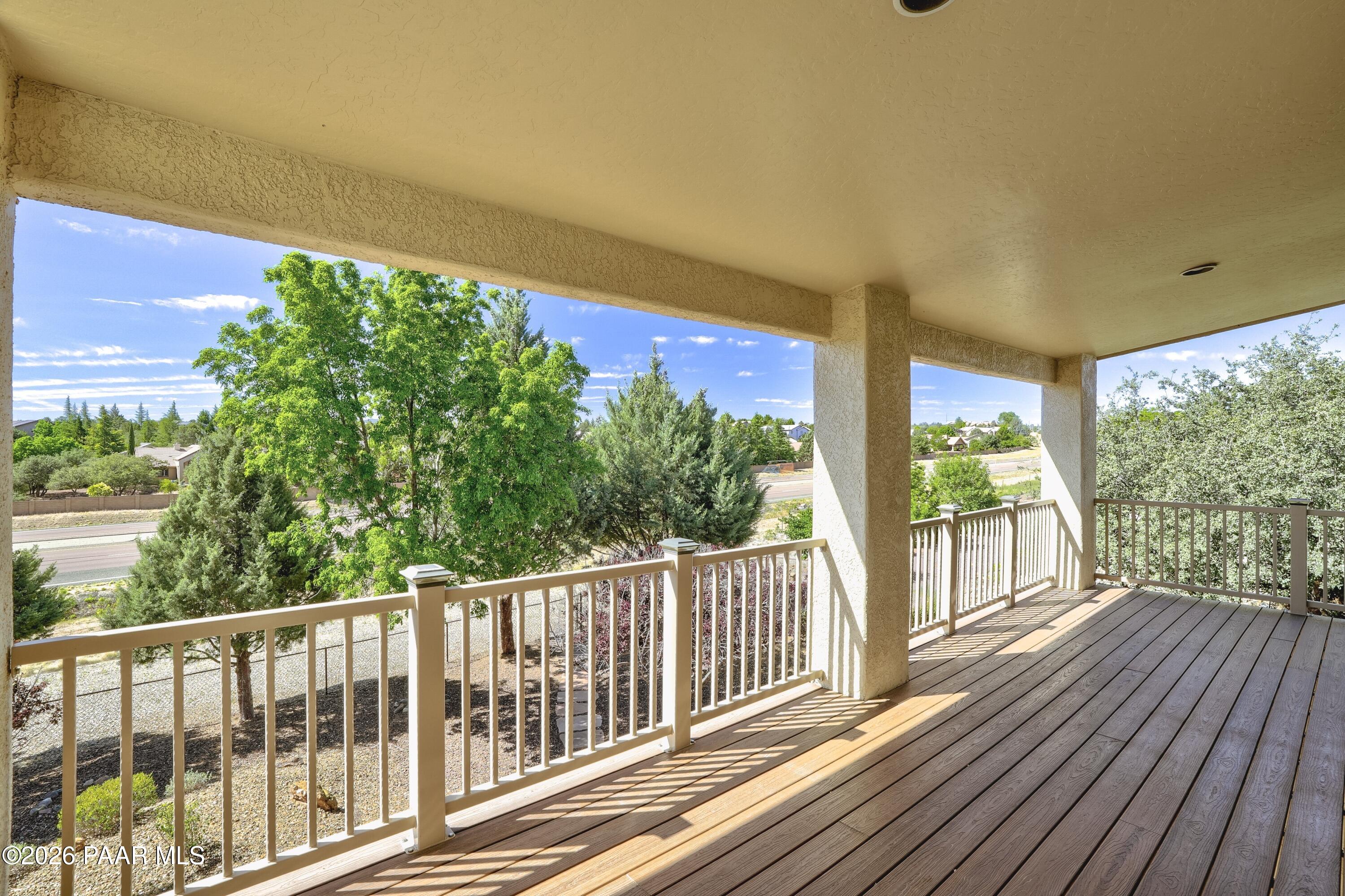 831 Peppermint Way Prescott, AZ 86305 - Photo 34 of 41 Covered Back Balcony Porch